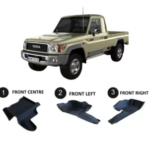 REPLACEMENT MATS | TOYOTA LAND CRUISER 2007-PRESENT SINGLE CAB FULL KIT
