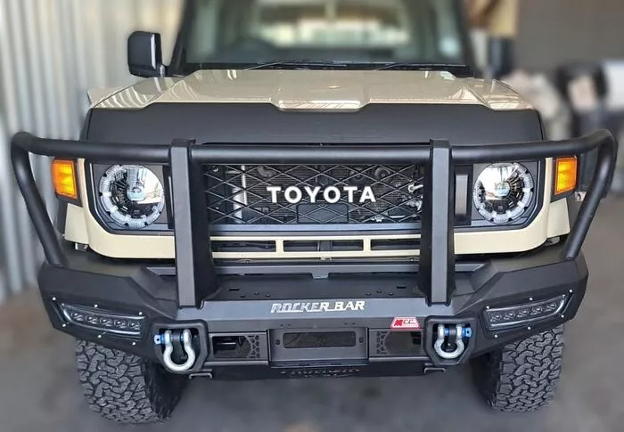 MCC 4×4 (New Land Cruiser Bumper) – 2.8 Rocker bar Full Loop + Pegasus - Image 3