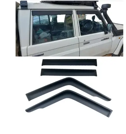 Weather Guards Double Cab Matt Black