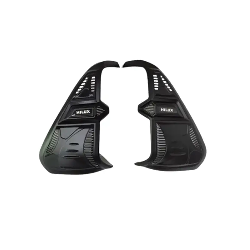 Hilux 2021+ RS Tail Light Trim Matt Black