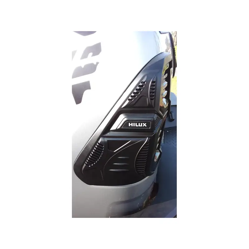 Hilux 2021+ RS Tail Light Trim Matt Black - Image 3