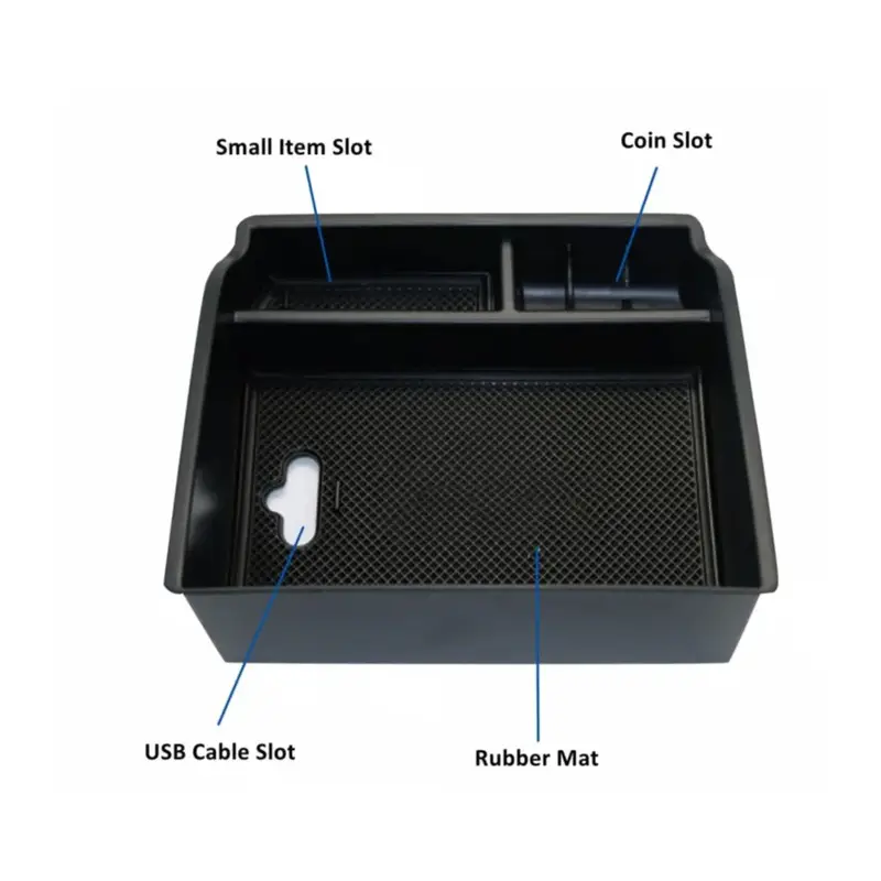 Hilux 2016+ Center Console Storage Tray with Matt - Image 2