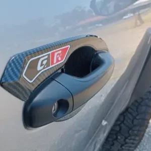 Hilux 2016+ GR Door Handle Cups Carbon Dip