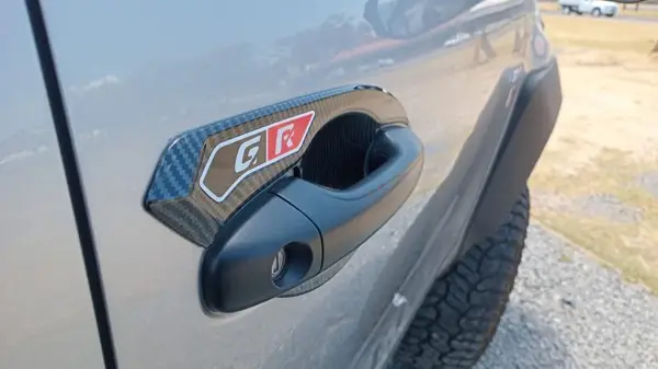Hilux 2016+ GR Door Handle Cups Carbon Dip